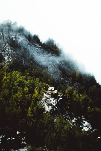 森林山景摄影